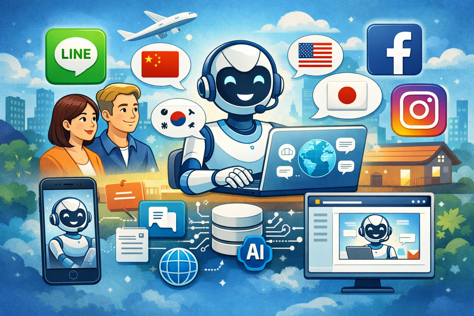 AI客服可以多語言嗎?一次搞懂多語系AI自動回覆重點