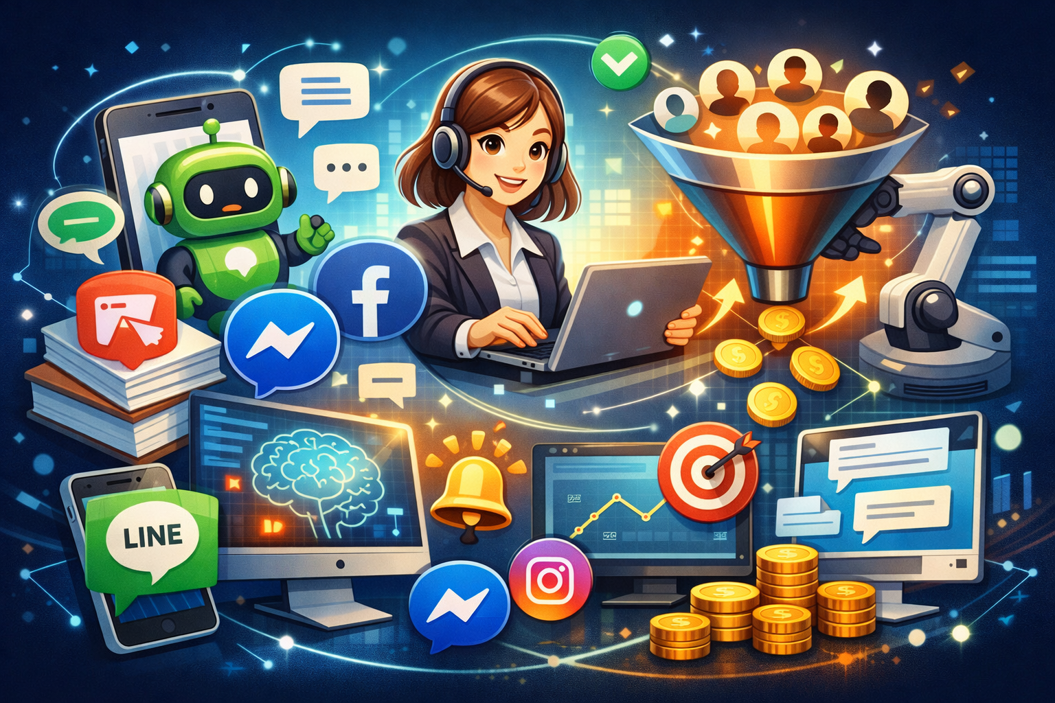 AI行銷策略:用ChatAsynq打造自動回覆與精準行銷流程